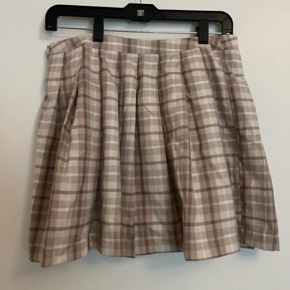 Plaid skirt